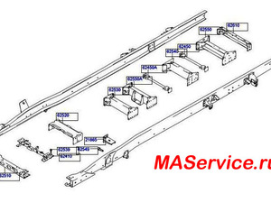 Замена рамы Hyundai HD-65 ( HD65 ), Хундай HD-65